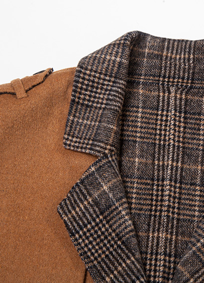 Womens Hand-stitch woolen Coat